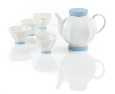 Blue Lantern Teapot Set